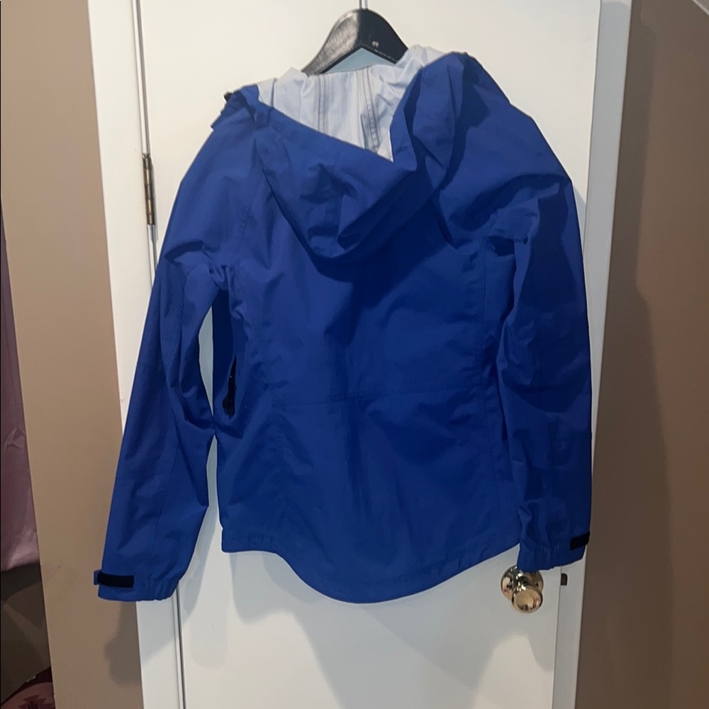 Duluth Trading Co Royal Blue Hooded Utility Jacket - Picture 2 of 3